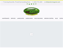 Tablet Screenshot of extremegreenlawns.com